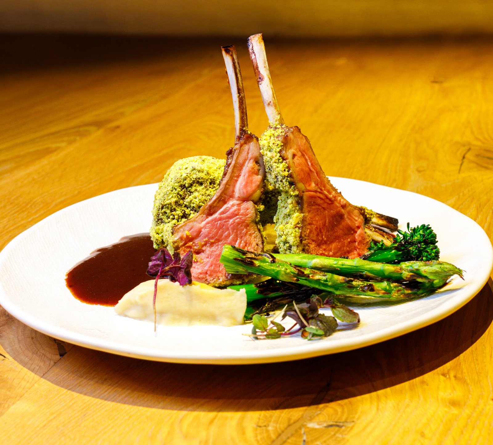 PISTACHIO GLAZED LAMB